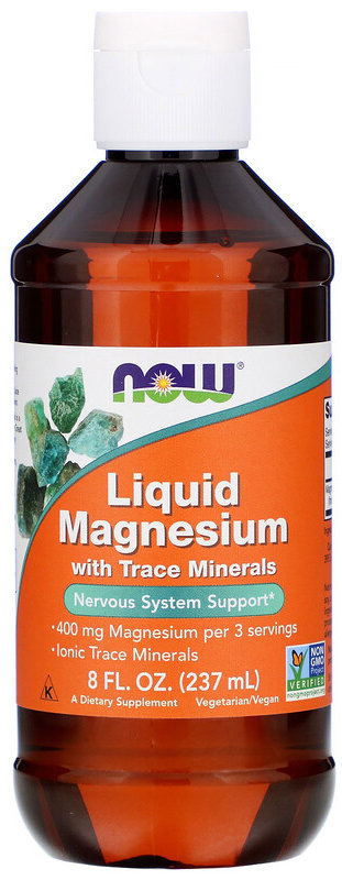 

Now Foods Liquid Magnesium with Trace Minerals, 8 fl oz (237 ml) (NF1288)