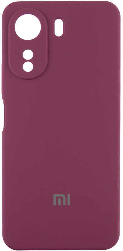 

Lakshmi Premium Silicone Case with Logo Full Camera Plum for Xiaomi Redmi 13C / Poco C65