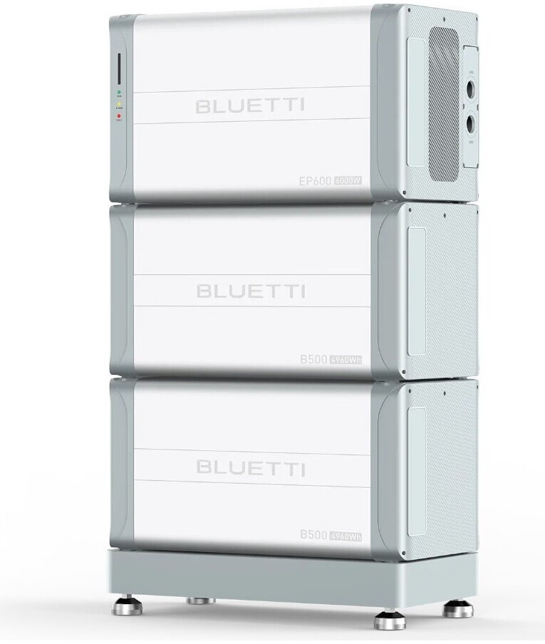 

Система резервного енергозабезпечення Bluetti EP600 6000W + 2 Home Battery Backup B500 9920Wh Ua