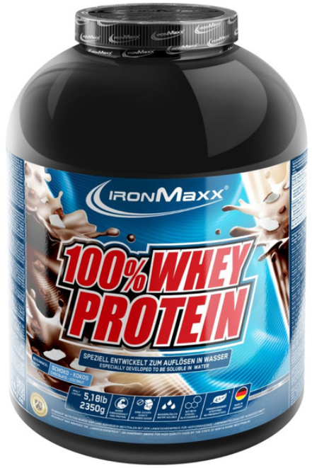 Акція на IronMaxx 100% Whey Protein 2350 g / 47 servings / Pistachio-coconut від Stylus