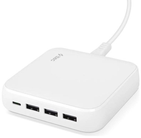 Акція на Ttec Wall Charger 3xUSB+USB-C GaN 65W White (2SCG02B) від Stylus