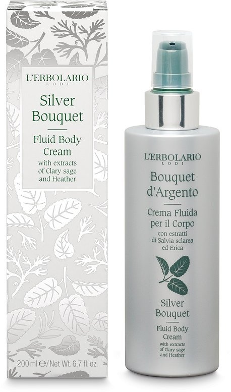 

L'Erbolario Crema Fluida per il Corpo Silver Bouquet Ароматизированный крем для тела Серебряный букет 200 ml