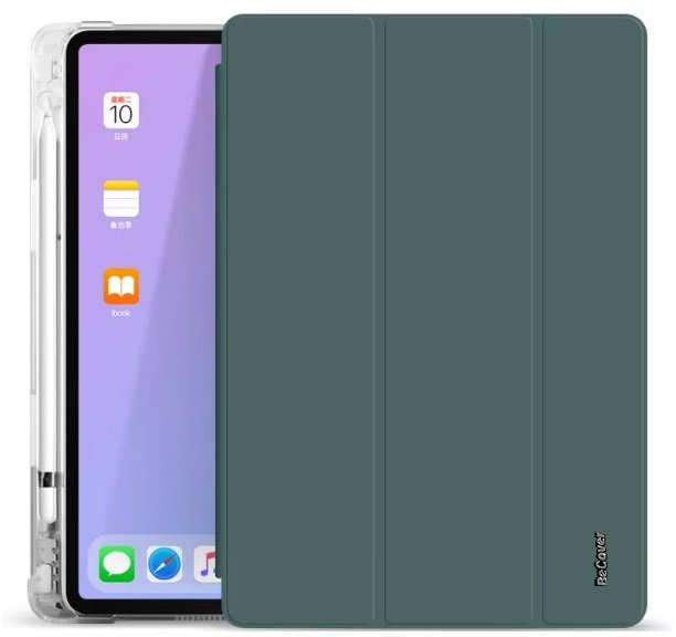 

BeCover Case Book Soft Tpu with Pencil mount Dark Green (707541) for iPad Pro 12.9" (2020-2021)