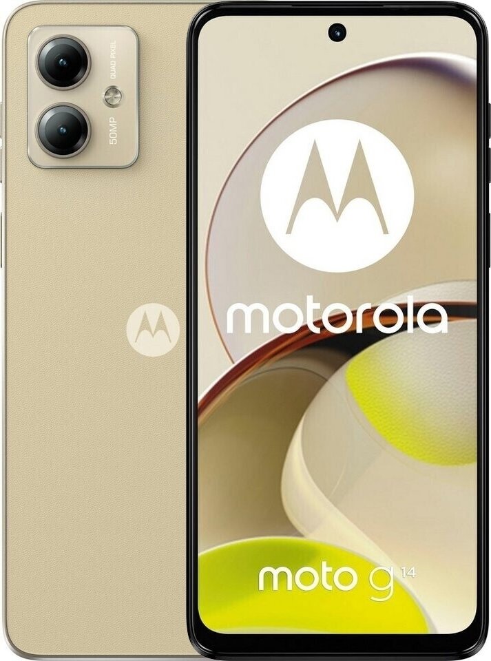 Акция на Motorola G14 8/256GB Butter Cream (UA UCRF) от Stylus