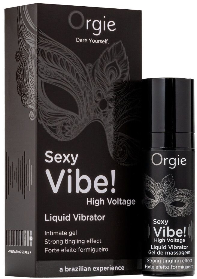 

Рідкий вібратор Orgie Sexy Vibe! High Voltage, 15 мл, ефект мурашок + дуже потужна вібрація