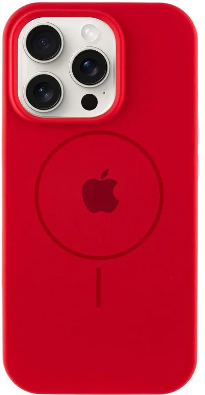 

Mobile Case Silicone Full Protective with MagSafe Red для iPhone 16 Pro