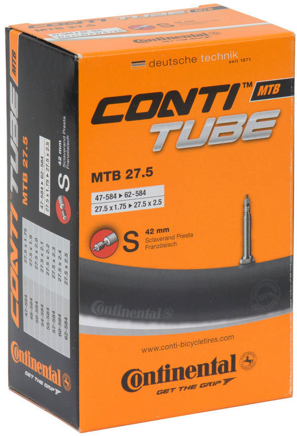 

Камера Continental Mtb Tube 27.5" S42 [47-584->62-584] (182351)