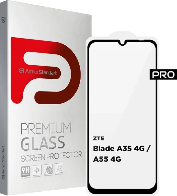 

ArmorStandart Tempered Glass Pro Black для Zte Blade A35 4G / A55 4G (ARM81349)