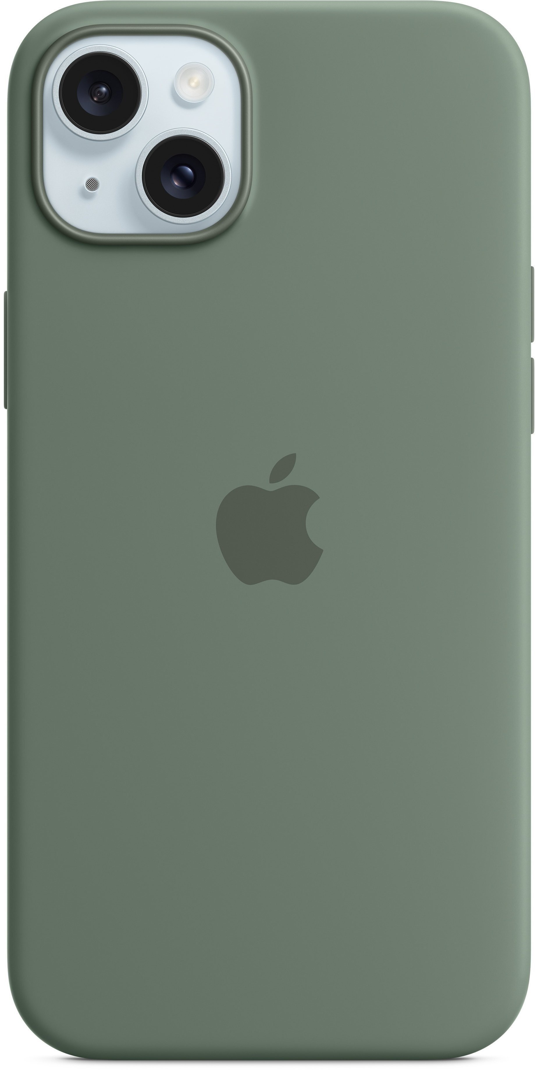 

Apple iPhone 15 Plus Silicone Case with MagSafe - Cypress (MT183ZM/A)