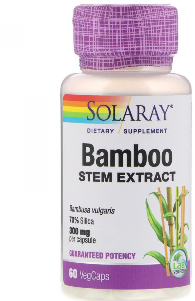 

Solaray Bamboo Stem Extrac 300 mg 60 Veg Caps Бамбук