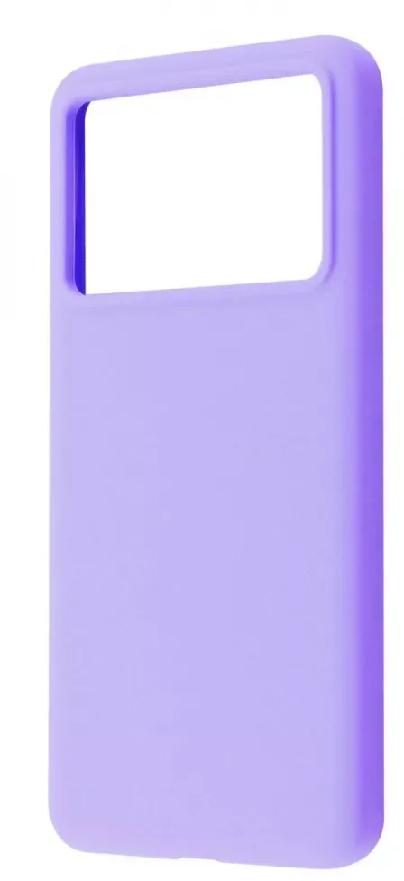 

Wave Full Silicone Cover Light Purple для Xiaomi Poco X6 Pro 5G