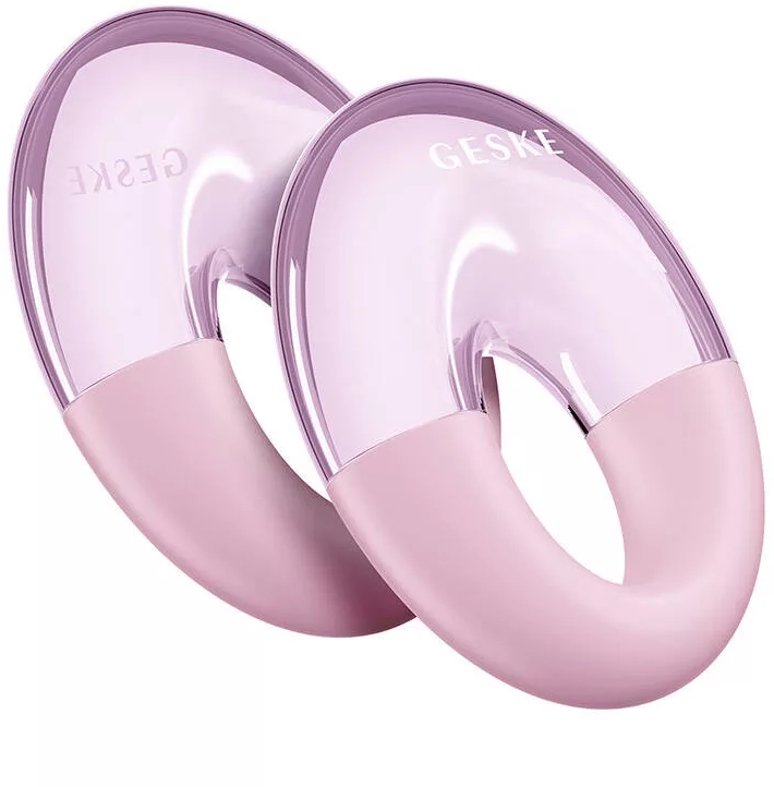 Акція на Массажер для глаз Geske Cool & Warm Eye Massager 7 в 1 Pink (GK000702PK01) від Stylus