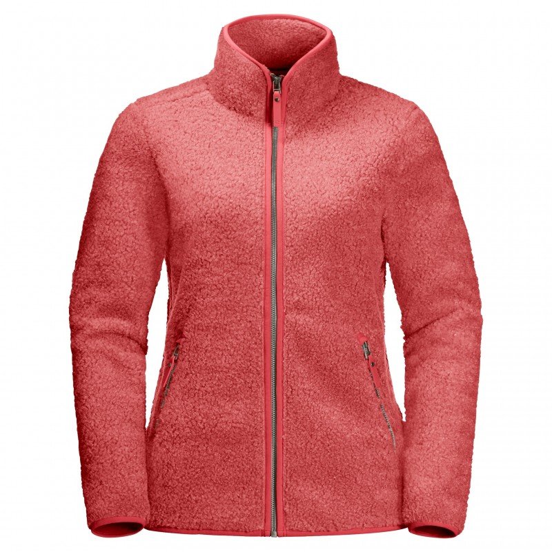 

Толстовка Jack Wolfskin High Cloud Jacket W 1708731-2571 40 красная на молнии