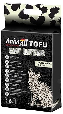 

Соевый наполнитель AnimAll Tofu класик для кошек 4.66 кг, 10 л (Х/4/120)