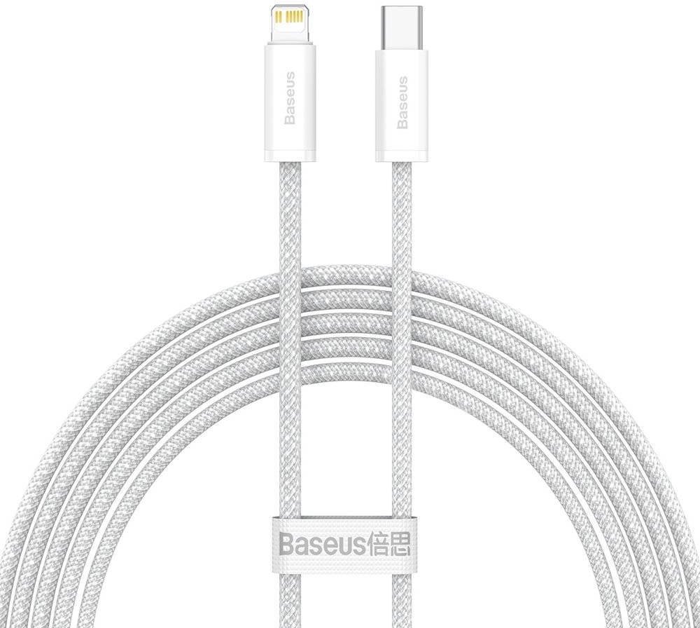 Акція на Baseus Cable USB-C to Lightning Dynamic 20W 2m White (CALD000102) від Stylus