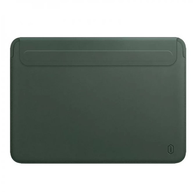 Акція на Wiwu Skin Pro 2 Leather Sleeve Green для MacBook Pro 14" M3 | M2 | M1 від Y.UA