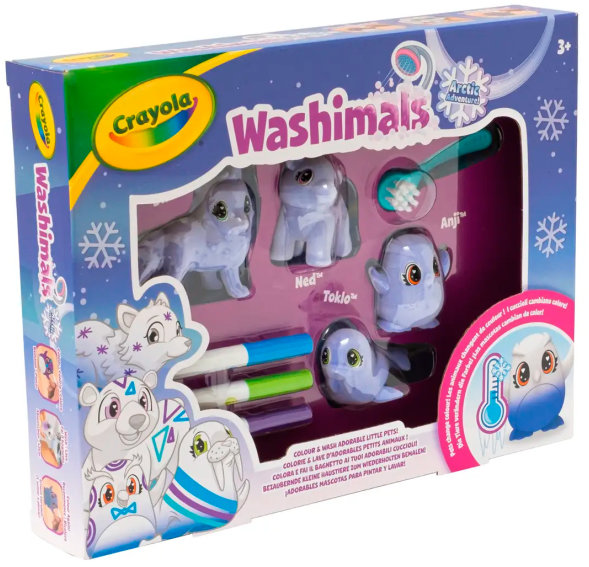 Акція на Набор для творчества Crayola Washimals Арктические животные (74-7514-W) від Stylus