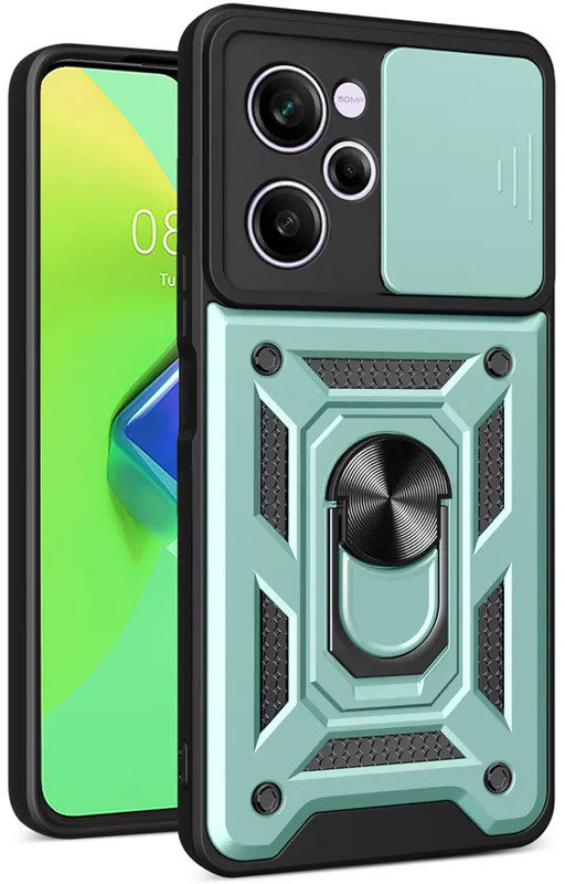 

Mobile Case Camshield Serge Ring Green для Xiaomi Poco X5 5G/Note 12 5G