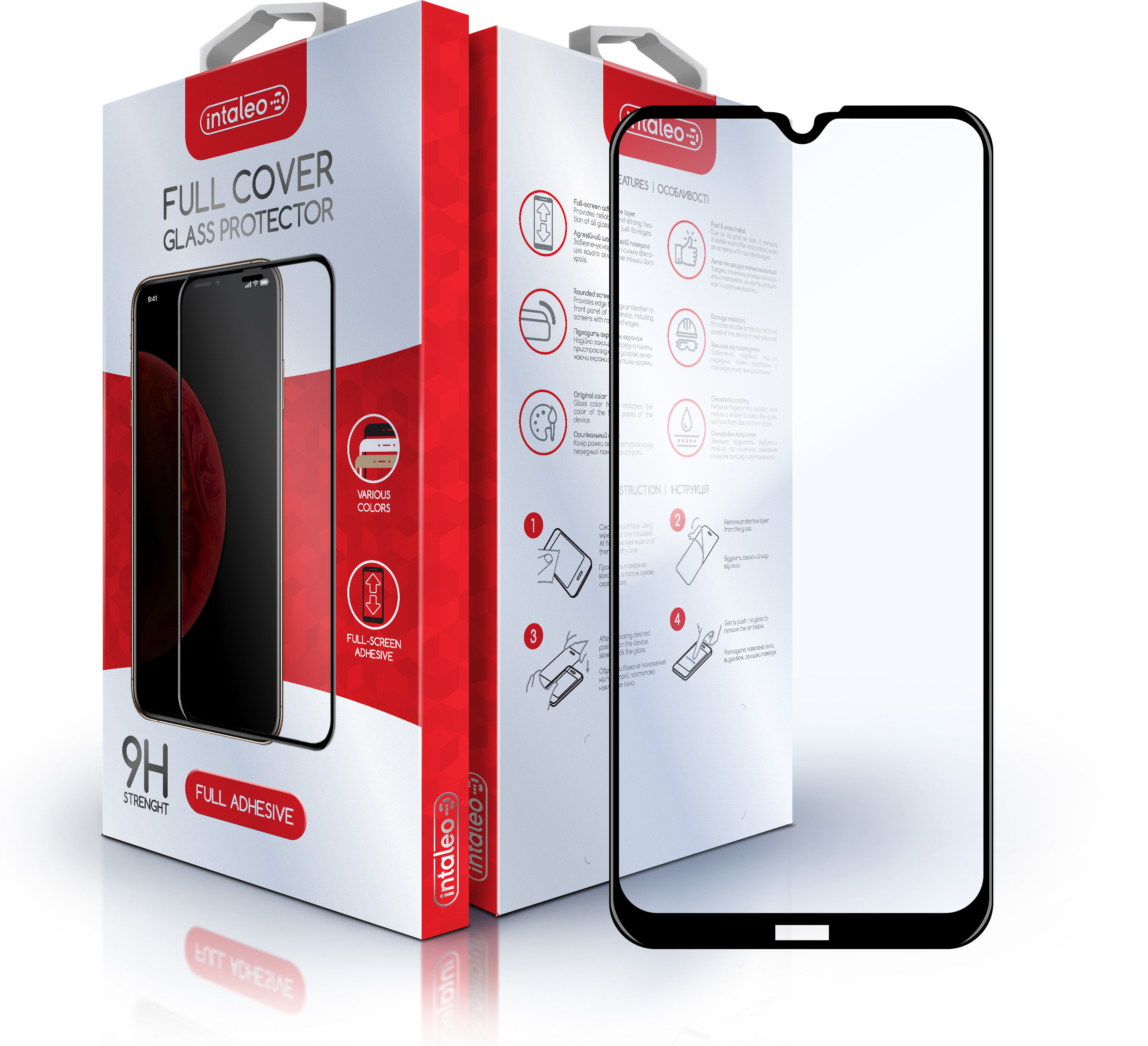 

Intaleo Tempered Glass Full Glue Black for Xiaomi Redmi 8