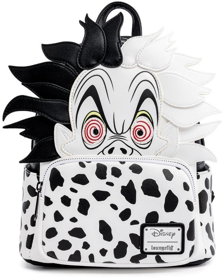 Акція на Рюкзак Loungefly Disney - Villains Cruella De Vil Spots Cosplay Mini Backpack (WDBK1534) від Stylus