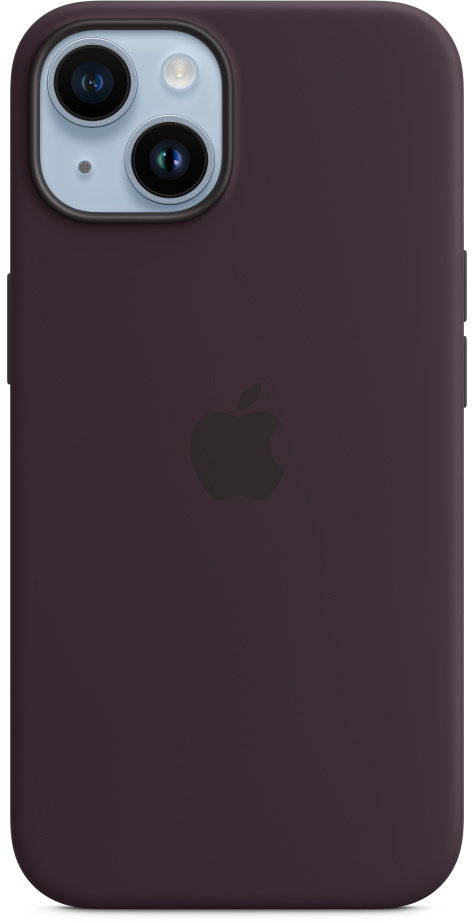 

Apple for iPhone 14 Silicone Case with MagSafe Elderberry (MPT03)