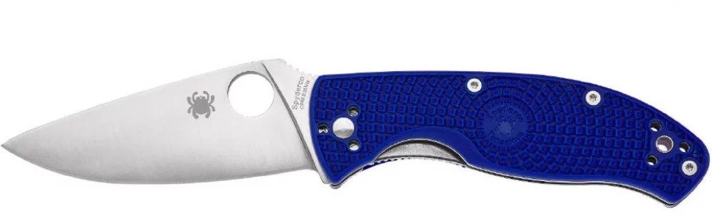 Акція на Spyderco Tenacious, S35VN, полусеррейтор blue (87.14.81) від Stylus