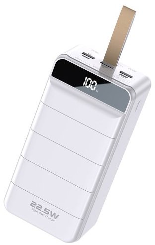 

Wk Wekome Power Bank 60000mAh Minre Digital Display PD20W+22.5W White (WP-269)