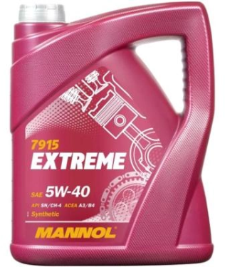 Акция на Моторное масло синтетическое Mannol Extreme 5W-40 5л (MN7915-5) от Stylus