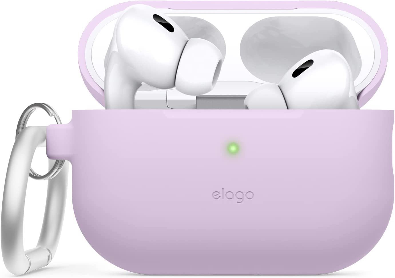Акція на Чохол для навушників Elago Silicone Hang Case Lavender (EAPP2SC-HANG-LV) для Apple AirPods Pro 2 від Y.UA