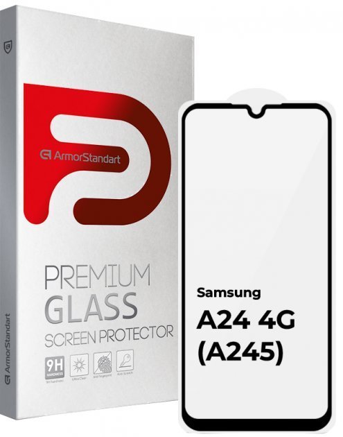 

ArmorStandart Tempered Glass Full Glue Black для Samsung A245 Galaxy A24 4G (ARM68006)