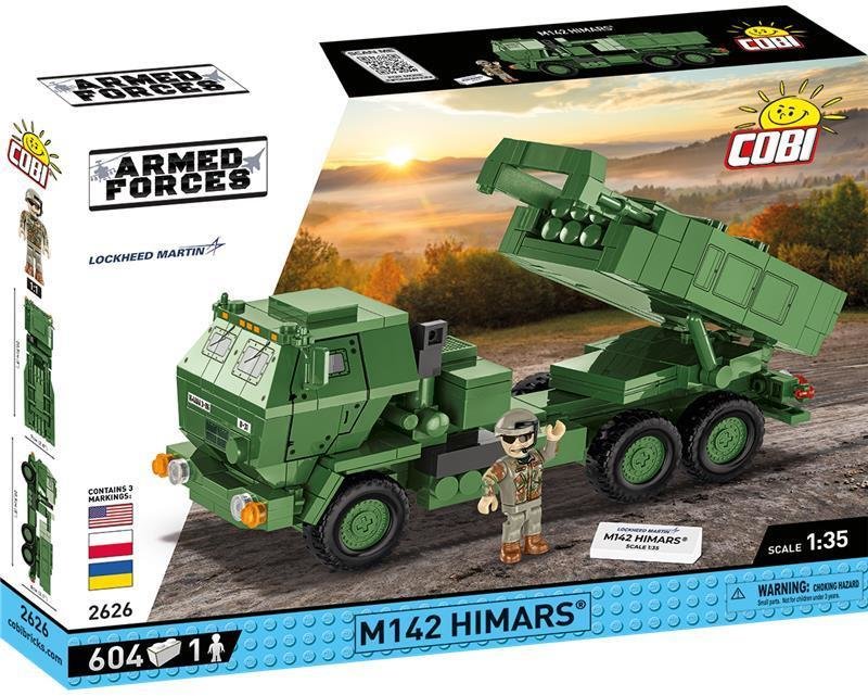 Акція на Конструктор Cobi Armed Forces РСЗВ Himars M142 (UA/PL/US) (COBI-2626) від Stylus