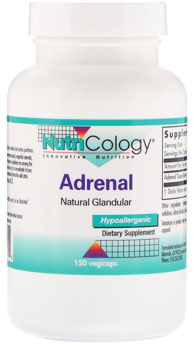 

Nutricology Adrenal Natural Glandular 150 Veggie Caps Поддержка надпочечников