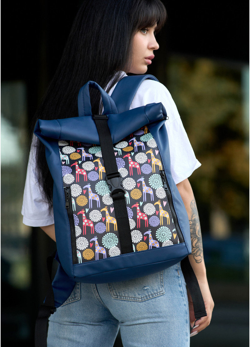 

Женский рюкзак Sambag RollTop One синий (24208316)