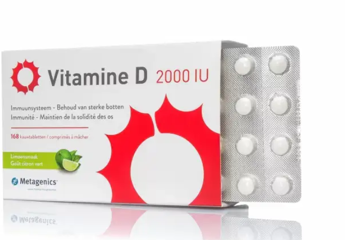 

Metagenics Vitamin D Вітамін Д 2000 МО 168 жувальних таблеток смак лайма