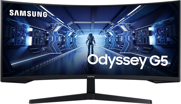 Акція на Samsung Odyssey G5 LC34G55T Black (LC34G55TWWIXCI) від Y.UA
