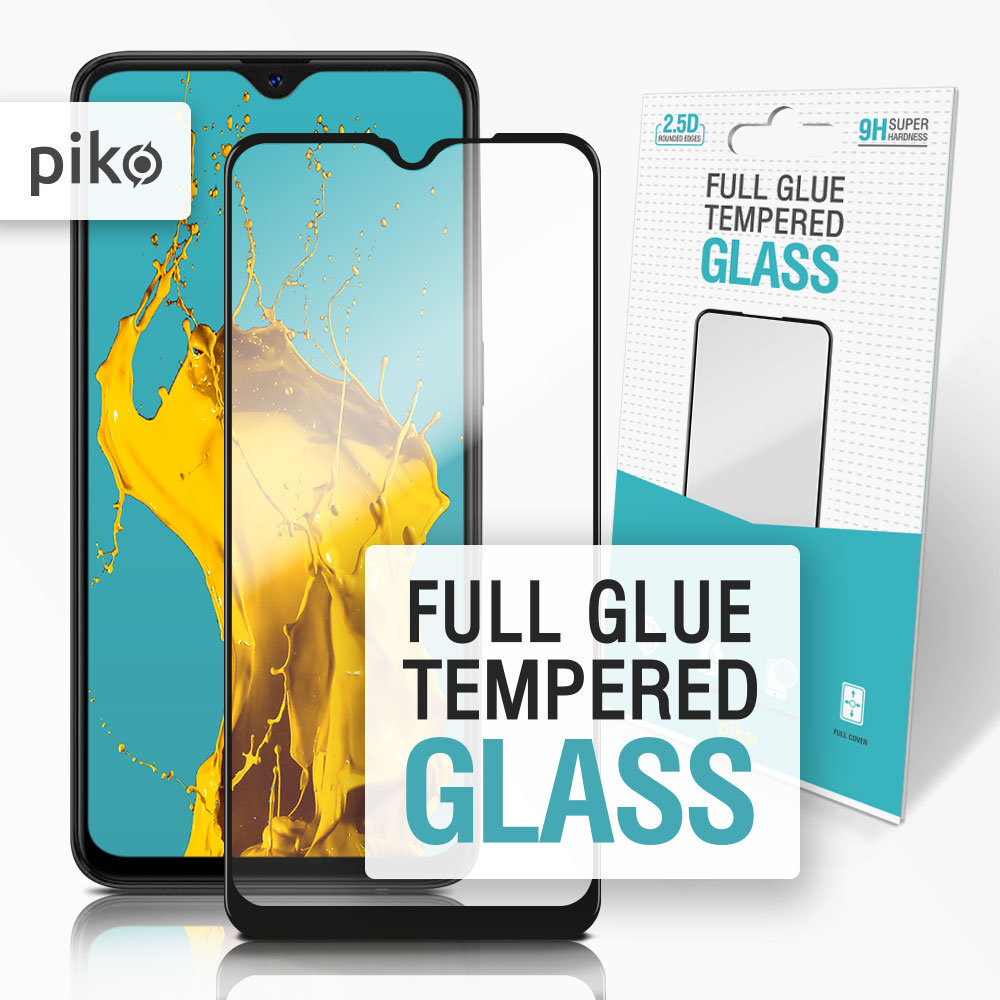 

Piko Tempered Glass Full Glue Black for Oppo A12