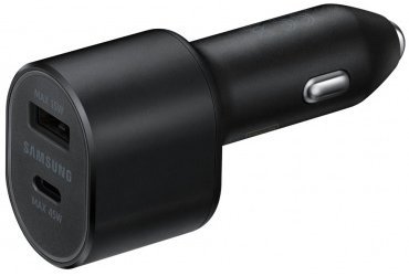 Акція на Samsung Car Charger USB+USB-C Super Fast 45W+15W Black with USB-C Cable (EP-L5300XBEGRU) від Stylus