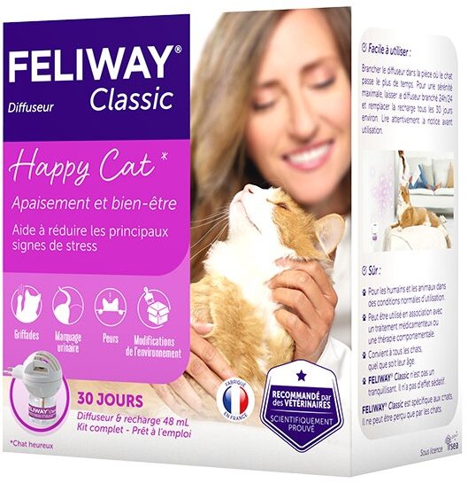 Акція на Диффузор + сменный блок Ceva Feliway Classic успокаивающее средство для кошек 48 мл (179,811) від Stylus