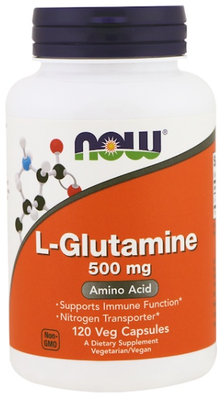 Акція на Now Foods L-Glutamine 500 mg 120 caps L глютамин від Stylus