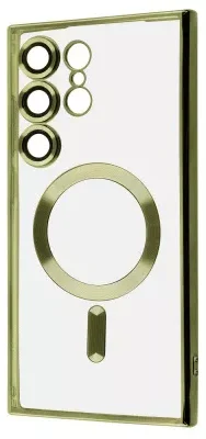 

Wave Metal Color Case with Magnetic Ring Gold для Samsung S938 Galaxy S25 Ultra