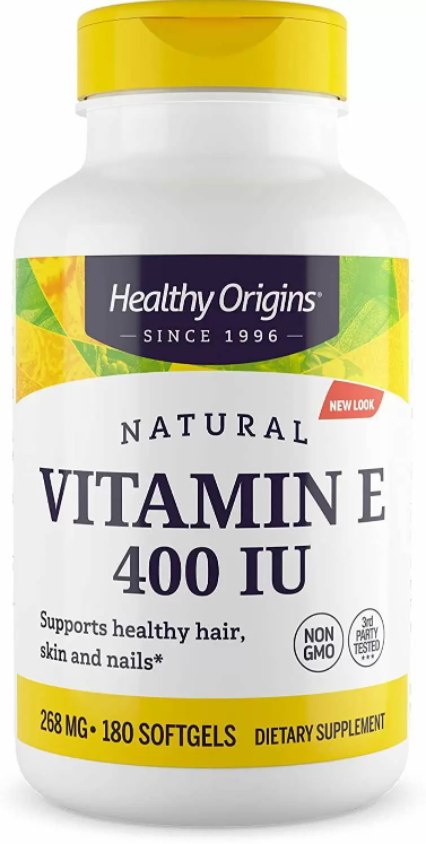 

Healthy Origins Vitamin E 400 mg Вітамін Е 180 капсул