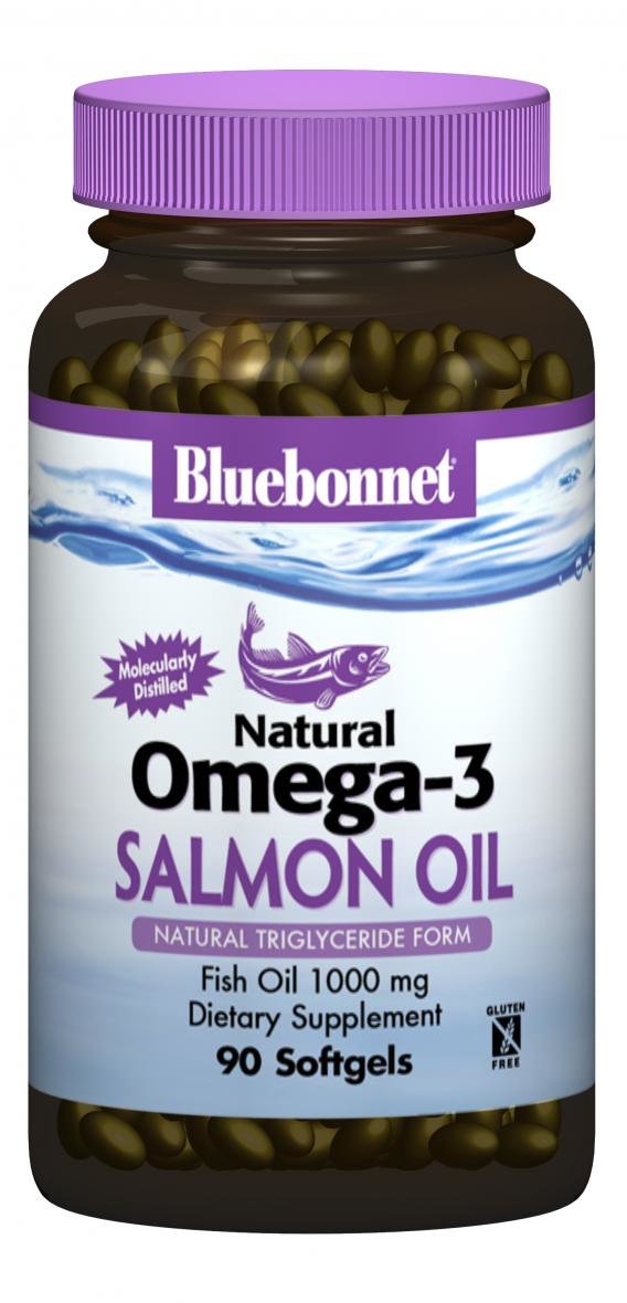 Акція на Bluebonnet Nutrition Natural Omega-3 Salmon Oil 90 caps від Stylus