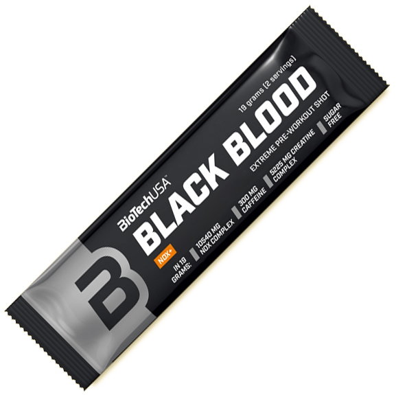 

Предтренировочный комплекс BioTech Black Blood Nox 19 g /sample/ Tropical Fruit