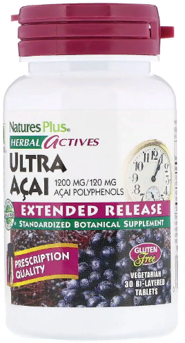 

Nature's Plus Ultra Acai 1200 mg Асаи ультра 30 таблеток