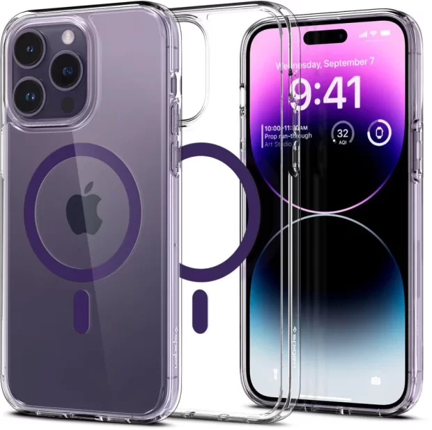

Spigen Ultra Hybrid MagFit Deep Purple (ACS05585) for iPhone 14 Pro