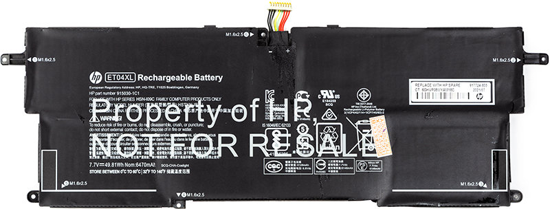 

Hp EliteBook X360 1020 G2 Series (ET04XL) 7.7V 6470mAh (original)