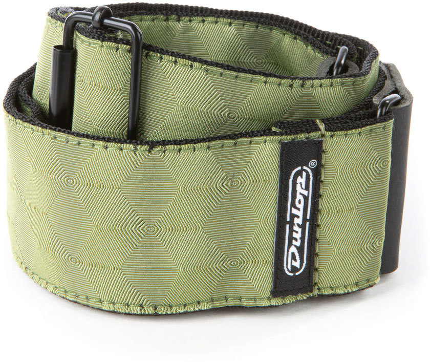 

Гитарный ремень Dunlop D6710 Jacquard Hexagon Echo Olive Strap