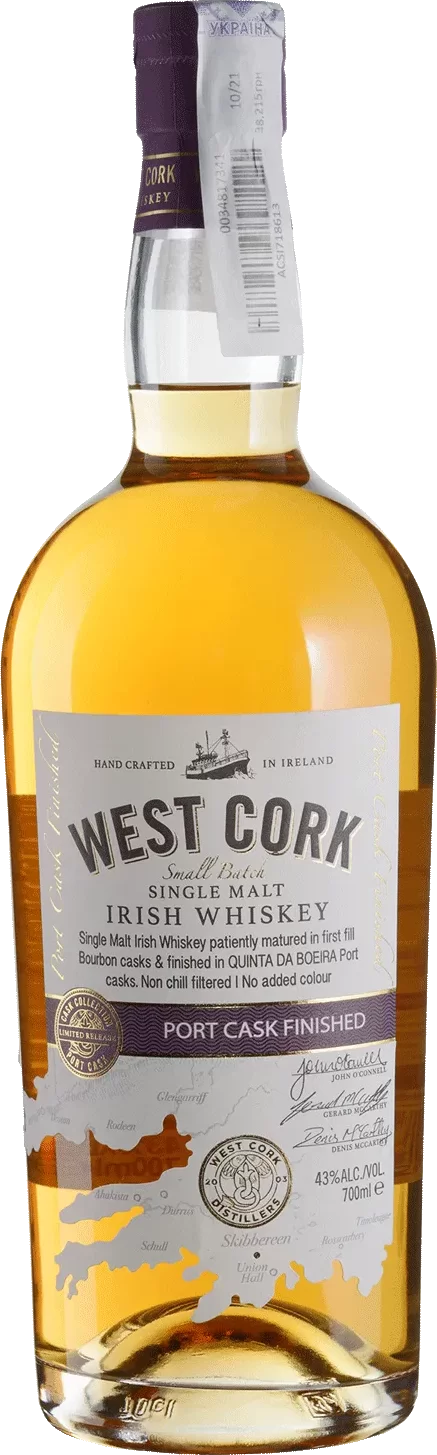 Акція на Виски West Cork Small Batch Port Cask 0.7 л (BWW5927) від Stylus