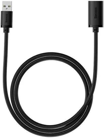 Акція на Baseus Usb Cable to Usb F AirJoy Series Extension 3m Cluster Black (B00631103111-04) від Stylus