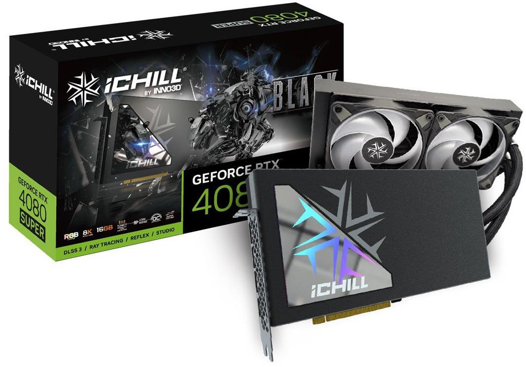 

INNO3D Geforce Rtx 4080 Super Ichill Black (C408SB-166XX-18700006)